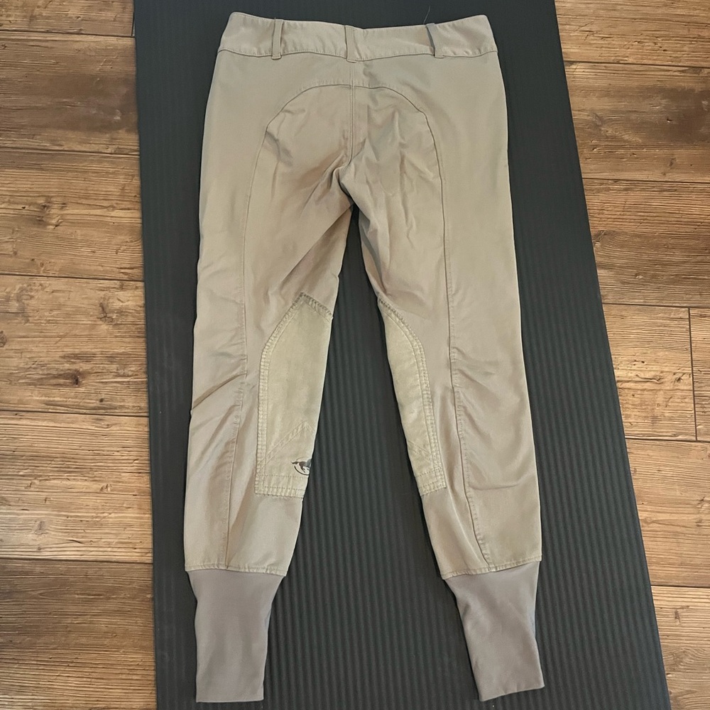 Women's Tan Riding Pants - Picture 2 of 3